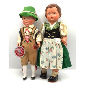 5" large Shawnee pottery Dutch Boy Shaker salt pepper jack Vintage